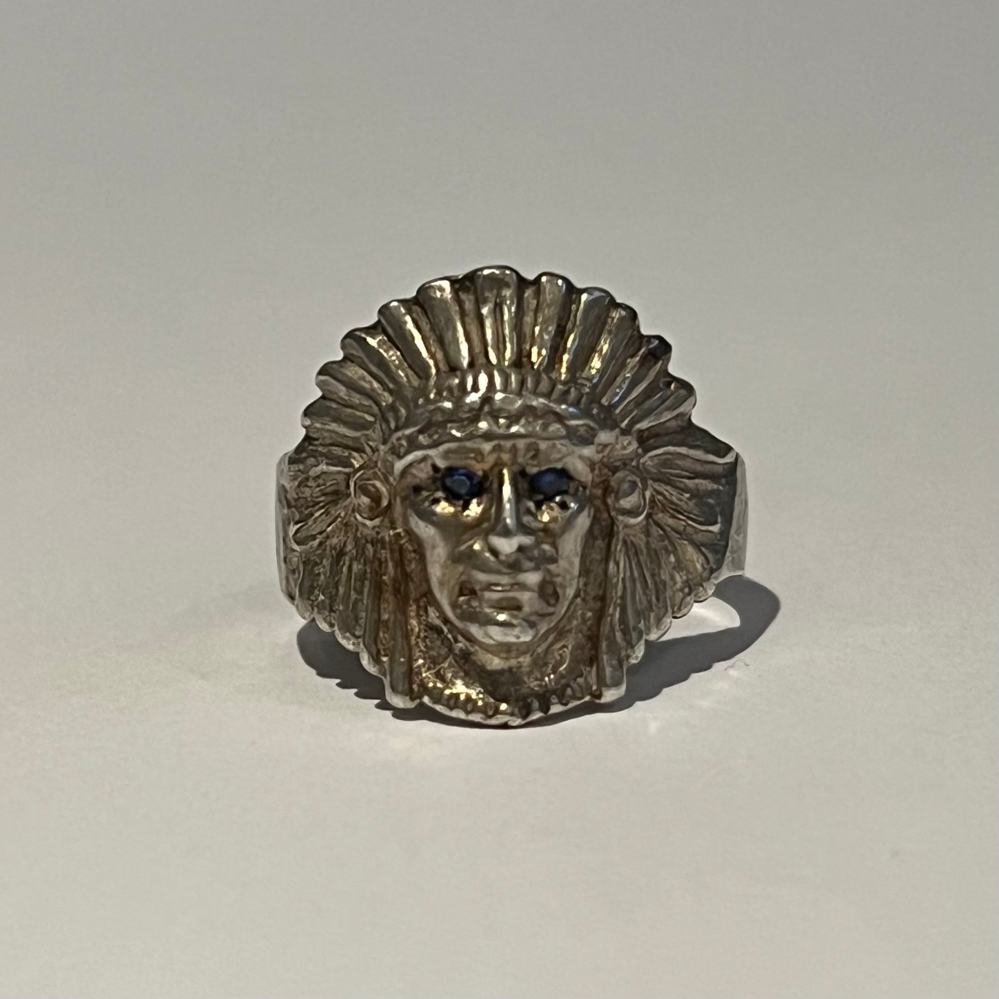 Vintage Sterling Silver Chief Ring